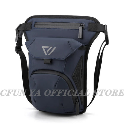 CFUN YA New Outdoor Leg Bag For Men Multifunction Waterproof Male Chest Bag Travel Riding Climbing Waist Packs Boy Shoulder Pack