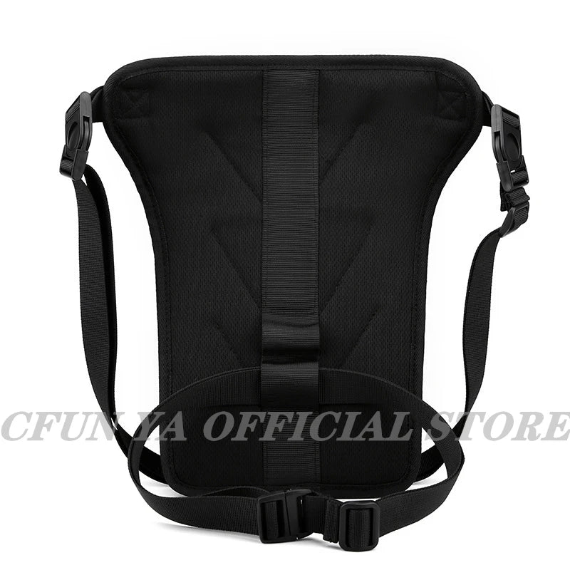 CFUN YA New Outdoor Leg Bag For Men Multifunction Waterproof Male Chest Bag Travel Riding Climbing Waist Packs Boy Shoulder Pack