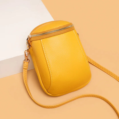 CFUN YA New Red Mini Bag For Women Real Leather Phone Key Purse Female Shoulder Crossbody Bags Necessaire 미니가방 Bolsas Para Mujer