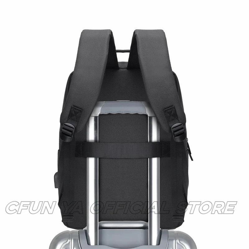 CFUN YA New Simple Men Backpack Oxford Waterproof Travel Bagpack Boys Computer Bag Students Schoolbag Women's Backpacking Trend