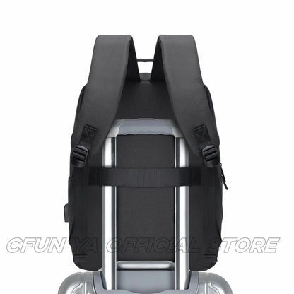 CFUN YA New Simple Men Backpack Oxford Waterproof Travel Bagpack Boys Computer Bag Students Schoolbag Women's Backpacking Trend