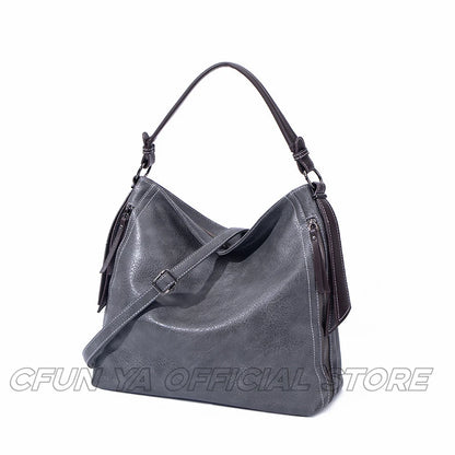 CFUN YA New Trend 2023 Women's Bags PU Leather Female Handbag Mother's Crossbody Shoulder Bag Lady Bucket Totes Bolsa Feminina