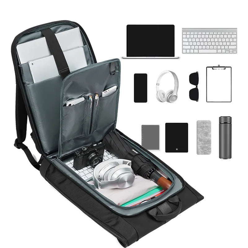 CFUN YA New Trend 2024 Causal Backpack For Men Foldable Male Teen Boy Travel Bagpack 15.6 Laptop Bag Students Schoolbag Mochilas
