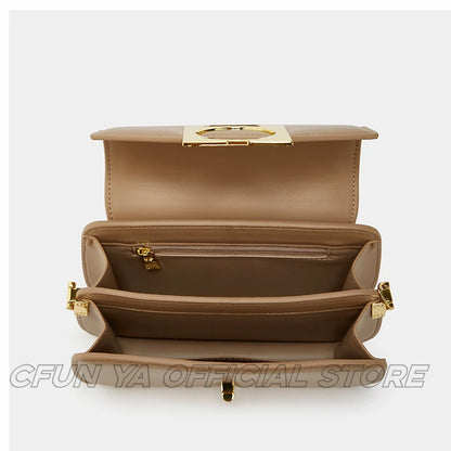 CFUN YA New Trend 2024 Fashion Square Bag Women Luxury PU Teen Girl Shoulder Crossbody Bags Female Handbag Purse сумка женская