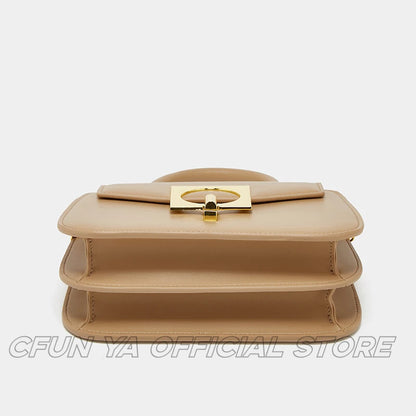 CFUN YA New Trend 2024 Fashion Square Bag Women Luxury PU Teen Girl Shoulder Crossbody Bags Female Handbag Purse сумка женская