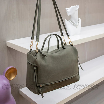 CFUN YA New Trend 2024 Luxury Women Bag Large Capacity Female Shoulder Cross Bag Lady Handbag  Messenger Handle Bags Totes 가방