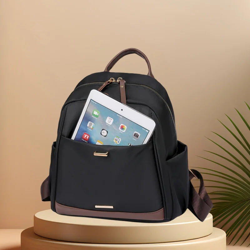 CFUN YA New Trend Black Women Bag Backpack Oxford Waterproof Female Travel Bagpack Girls College Students Schoolbag Mochila 2024