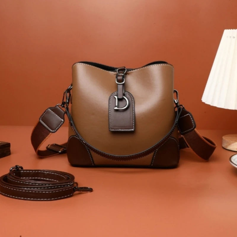 CFUN YA New Trend Bucket Bag For Women PU Leather Female Shoulder Cross Bags Messenger Tote Handbag Ladies сумка женская Blso
