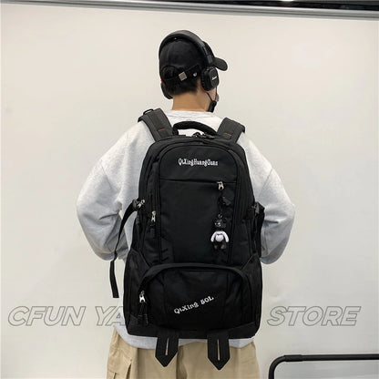 CFUN YA New Trend College Student Backpack Large Capacity Oxford Waterproof Teenager Boys Schoolbag Travel Bagpack Mochilas