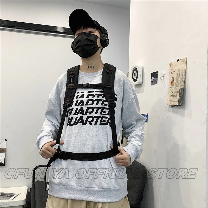 CFUN YA New Trend College Student Backpack Large Capacity Oxford Waterproof Teenager Boys Schoolbag Travel Bagpack Mochilas