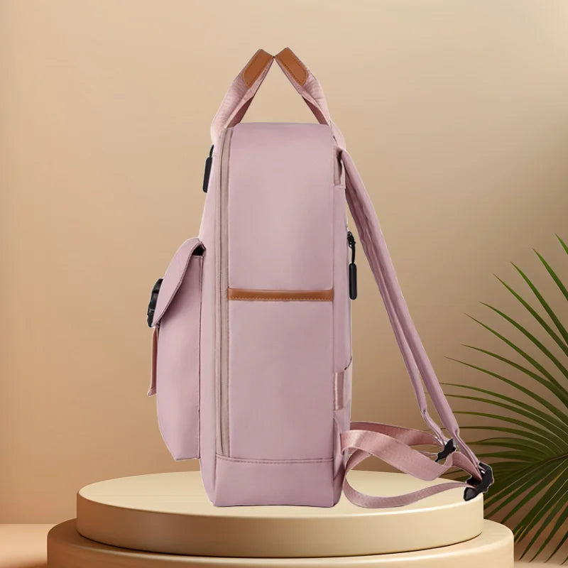 CFUN YA New Trend College Student Schoolbag Oxford Women Bagpack 13.3 Laptop Back Bag Anti-Theft Travel Rucksack Bookbag Mochila