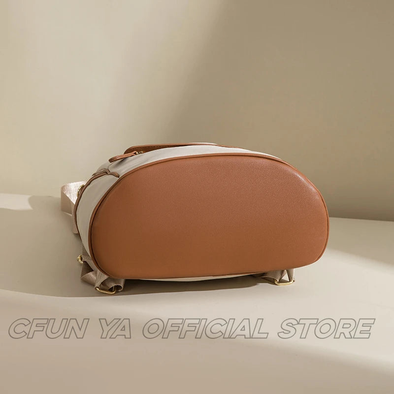 CFUN YA New Trend Fashion Backpack For Women 14 Inch Laptop Bag Bagpack Anti-Theft Travel Rucksack College Schoolbag Mochila
