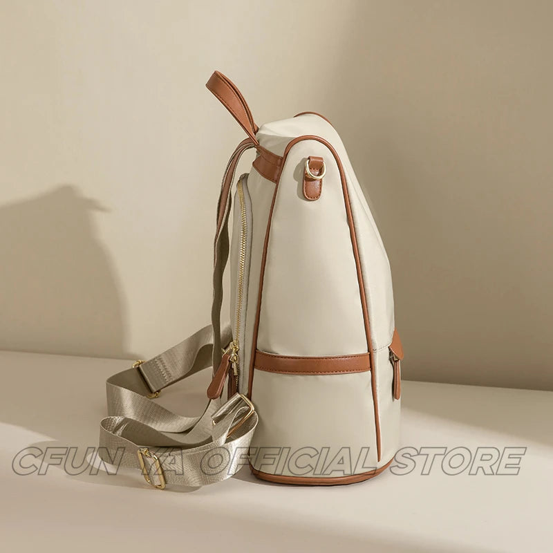 CFUN YA New Trend Fashion Backpack For Women 14 Inch Laptop Bag Bagpack Anti-Theft Travel Rucksack College Schoolbag Mochila