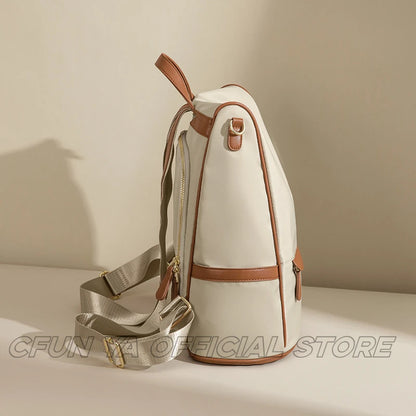 CFUN YA New Trend Fashion Backpack For Women 14 Inch Laptop Bag Bagpack Anti-Theft Travel Rucksack College Schoolbag Mochila