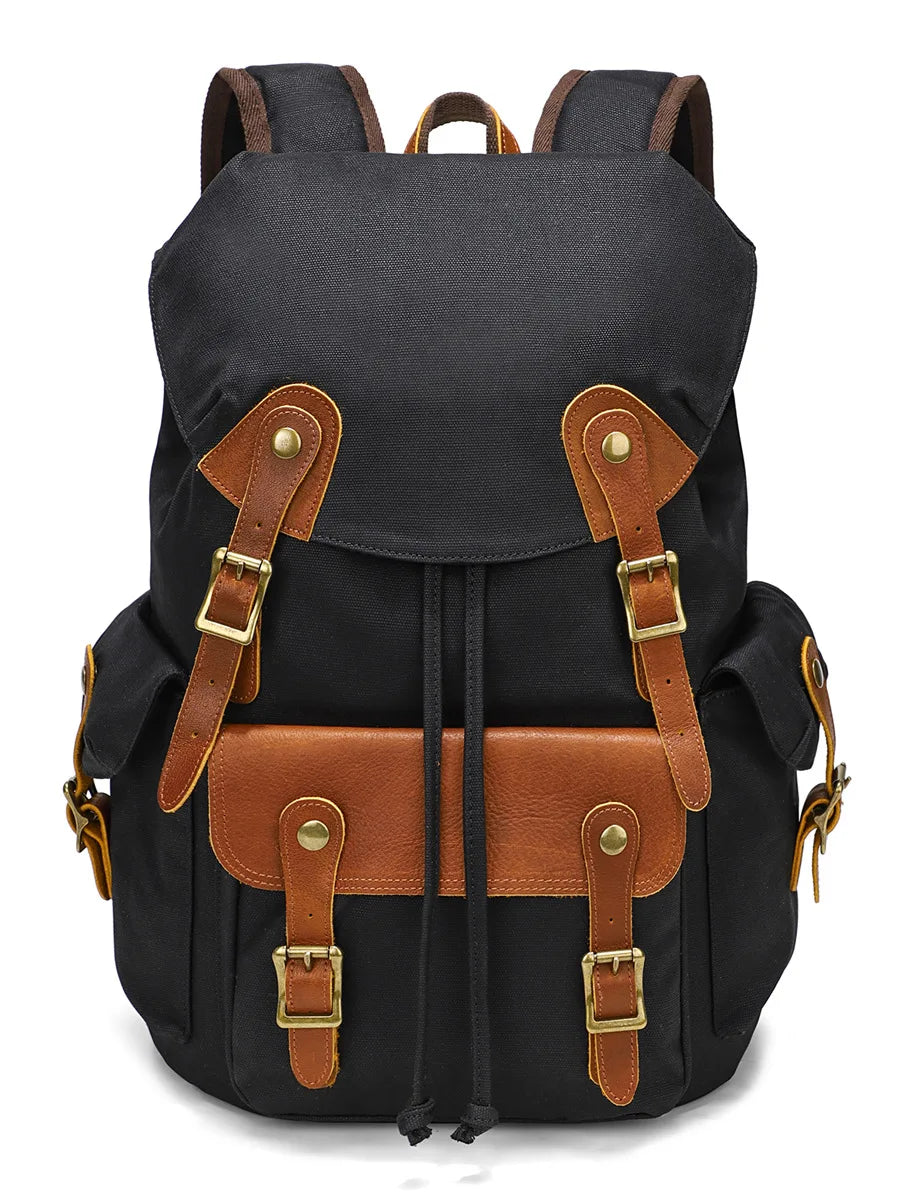 CFUN YA New Trend Luxury Canvas Backpack For Men Women Outdoor Sports Travel Bagpack 16" Laptop Computer Bag Climbing Rucksack