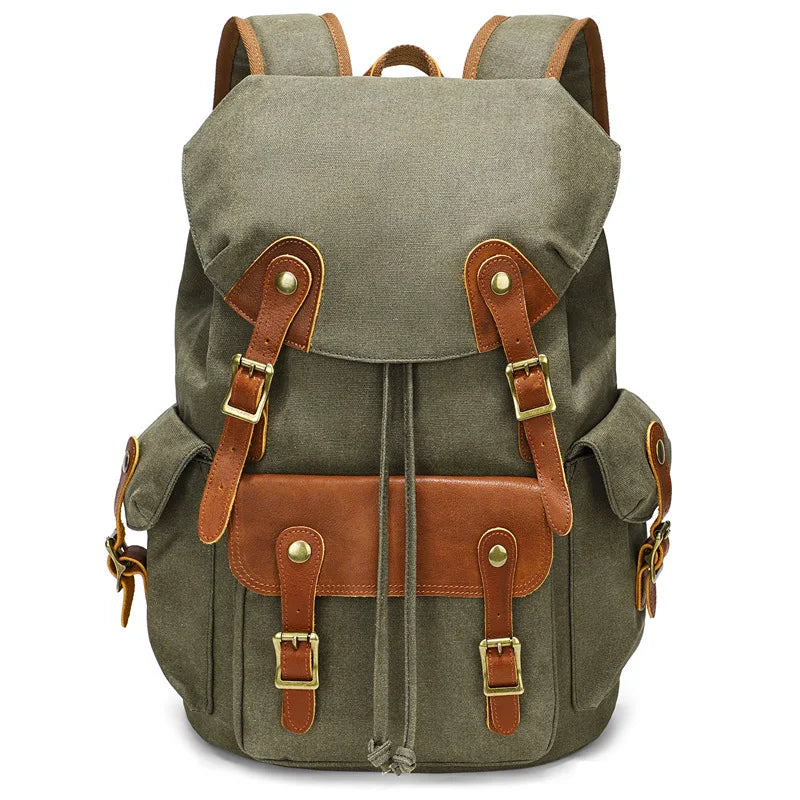 CFUN YA New Trend Luxury Canvas Backpack For Men Women Outdoor Sports Travel Bagpack 16" Laptop Computer Bag Climbing Rucksack