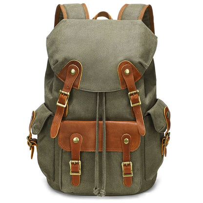 CFUN YA New Trend Luxury Canvas Backpack For Men Women Outdoor Sports Travel Bagpack 16" Laptop Computer Bag Climbing Rucksack