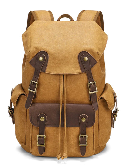 CFUN YA New Trend Luxury Canvas Backpack For Men Women Outdoor Sports Travel Bagpack 16" Laptop Computer Bag Climbing Rucksack
