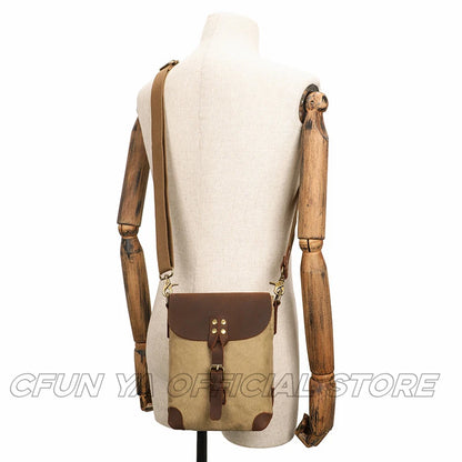 CFUN YA New Trend Luxury Canvas Men's Shoulder Bag Outdoor Male Crossbody Messenger Bags Teen Handbag Sacoche Homme Bandoleras