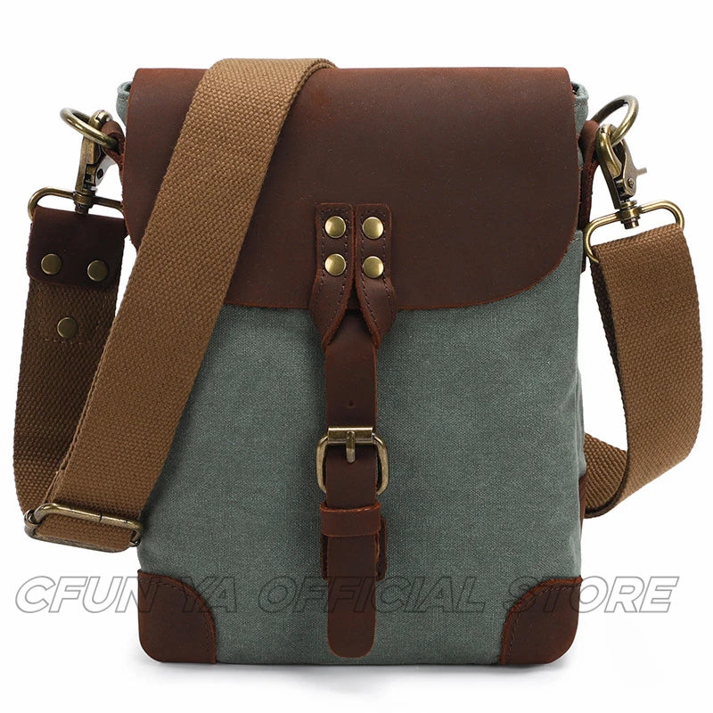 CFUN YA New Trend Luxury Canvas Men's Shoulder Bag Outdoor Male Crossbody Messenger Bags Teen Handbag Sacoche Homme Bandoleras