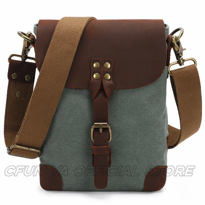 CFUN YA New Trend Luxury Canvas Men's Shoulder Bag Outdoor Male Crossbody Messenger Bags Teen Handbag Sacoche Homme Bandoleras