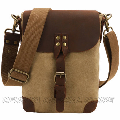 CFUN YA New Trend Luxury Canvas Men's Shoulder Bag Outdoor Male Crossbody Messenger Bags Teen Handbag Sacoche Homme Bandoleras