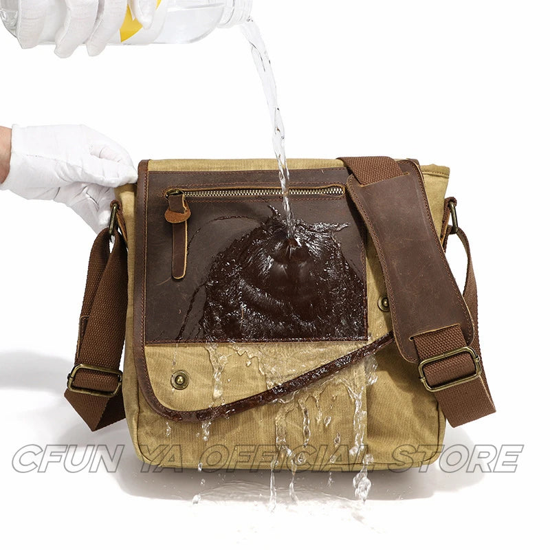 CFUN YA New Trend  Luxury Men's Messenger Bag Large Canvas Shoulder Crossbody Bag Handbag Purse Sacoche Homme сумка через плечо