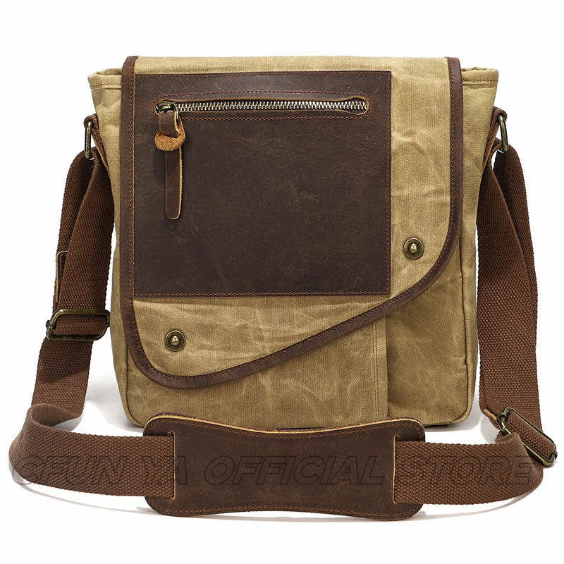 CFUN YA New Trend  Luxury Men's Messenger Bag Large Canvas Shoulder Crossbody Bag Handbag Purse Sacoche Homme сумка через плечо