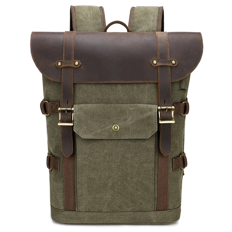CFUN YA New Trend Luxury Outdoor Backpack For Men Women 15.6 Inch Laptop Bag Pack Canvas Climbing Knapsack Rucksack Male Bags