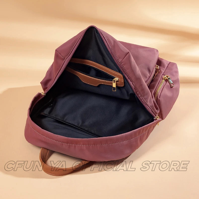 CFUN YA New Trend Luxury Women Bag Backpack Oxford Waterproof Female Handbag Anti-Theft Travel Bagpack Mochils Student Schoolbag