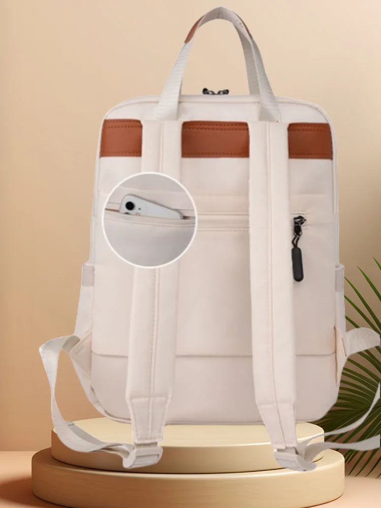 CFUN YA New Trend Student Backpack For Women Men Slim 15.6 Inch Laptop Bagpack College School Bookbag Mochila Anti-Theft Bags