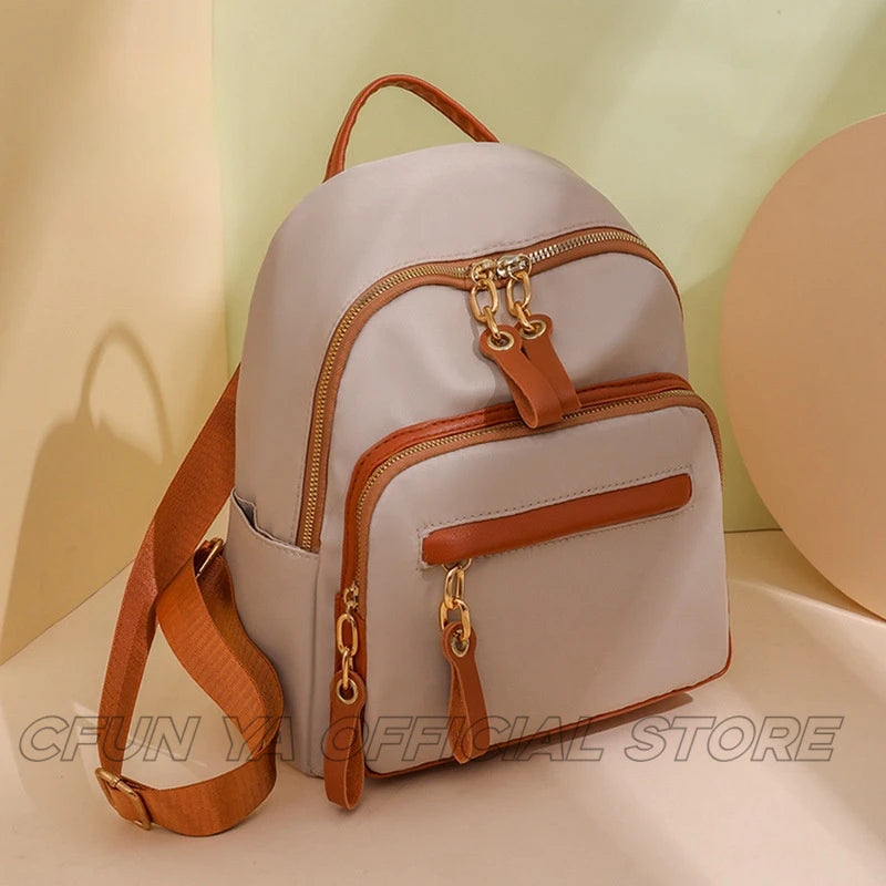 CFUN YA New Trend Women Backpack Oxford Cloth College Students Schoolbag Travel Back Bag Female Rucksack 백팩 рюкзак жіночний