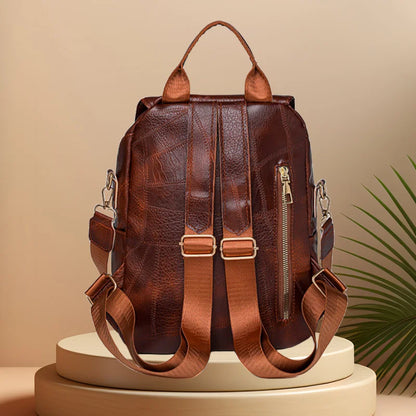 CFUN YA New Trend Women Backpack PU Leather Student School Backpacks Bookbag Travel Bagpack Female Shoulder Cross Bag Mochilas