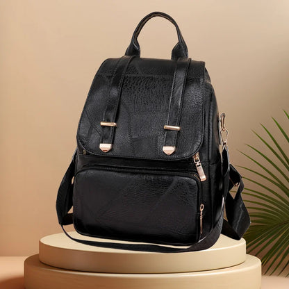 CFUN YA New Trend Women Backpack PU Leather Student School Backpacks Bookbag Travel Bagpack Female Shoulder Cross Bag Mochilas