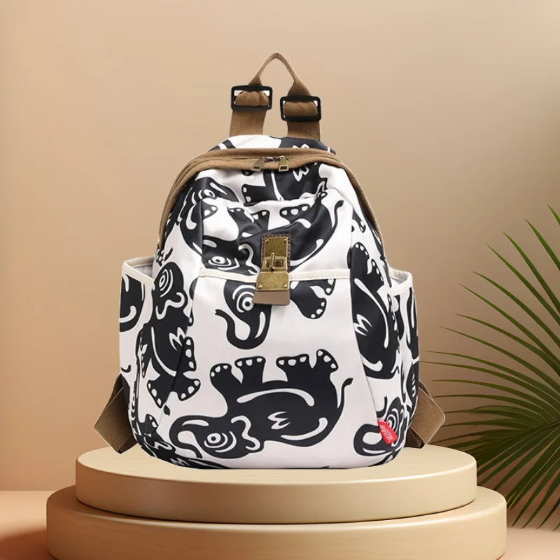 CFUN YA New Trend Women Backpack Waterproof Female Handbag Travel Bagpack Ladies Shoulder Cross Bag Mummy Back Bag Mochilas