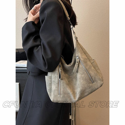 CFUN YA New Trend Women's Bag Large Capacity Female Shoulder Crossbody Bag Tote Pack Mummy Handbag Messenger Bolsas Para Mujeres