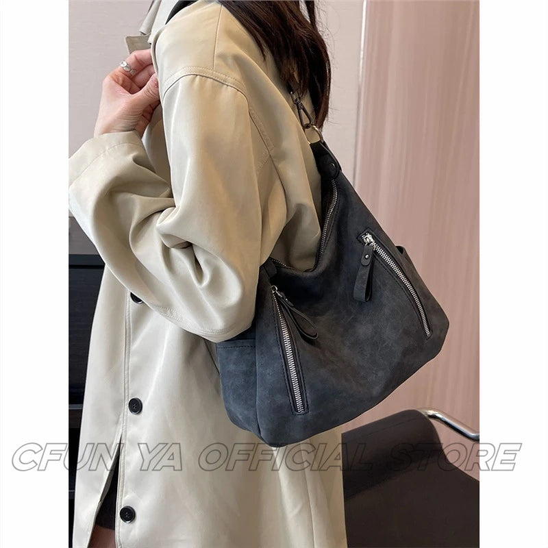 CFUN YA New Trend Women's Bag Large Capacity Female Shoulder Crossbody Bag Tote Pack Mummy Handbag Messenger Bolsas Para Mujeres