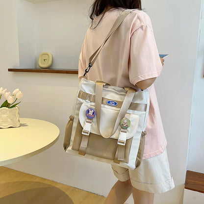 CFUN YA New Women's Shoulder Bag Large Capacity Ladies Handbag College Students Crossbody Bag Female Messenger Tote Bags Mochila