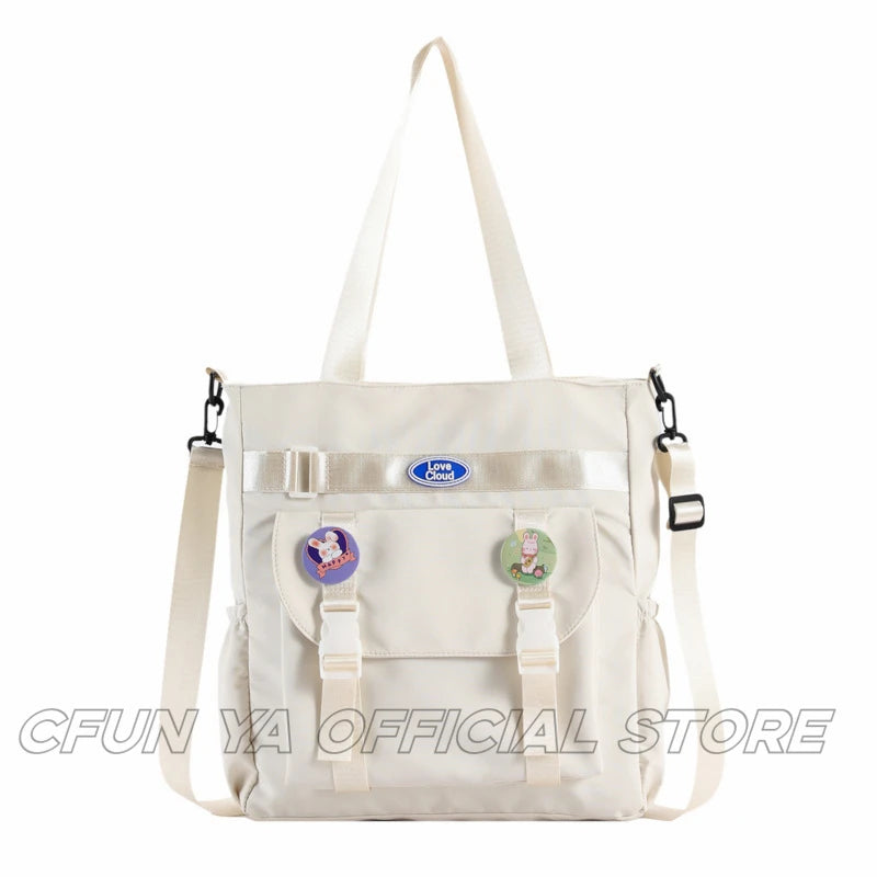 CFUN YA New Women's Shoulder Bag Large Capacity Ladies Handbag College Students Crossbody Bag Female Messenger Tote Bags Mochila