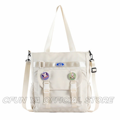 CFUN YA New Women's Shoulder Bag Large Capacity Ladies Handbag College Students Crossbody Bag Female Messenger Tote Bags Mochila