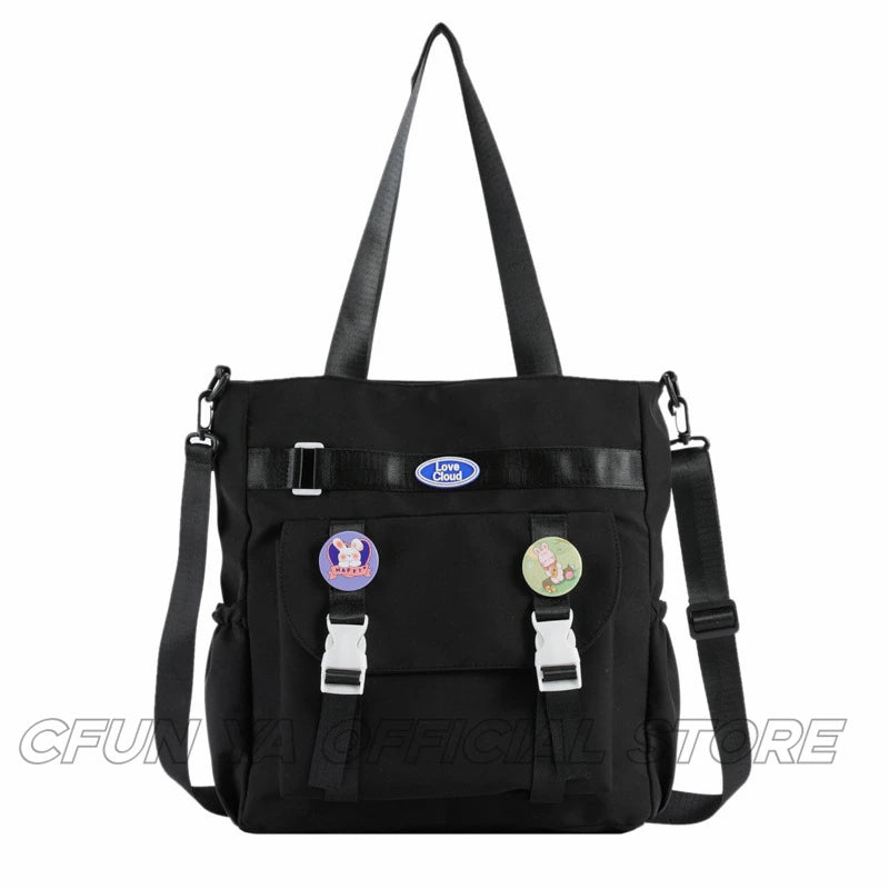 CFUN YA New Women's Shoulder Bag Large Capacity Ladies Handbag College Students Crossbody Bag Female Messenger Tote Bags Mochila