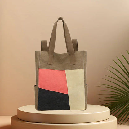 CFUN YA Original Design 2024 Canvas Bag For Women Multifunction Travel Backpack Female Shoulder Cross Bag Tote Pack Handbag Mum