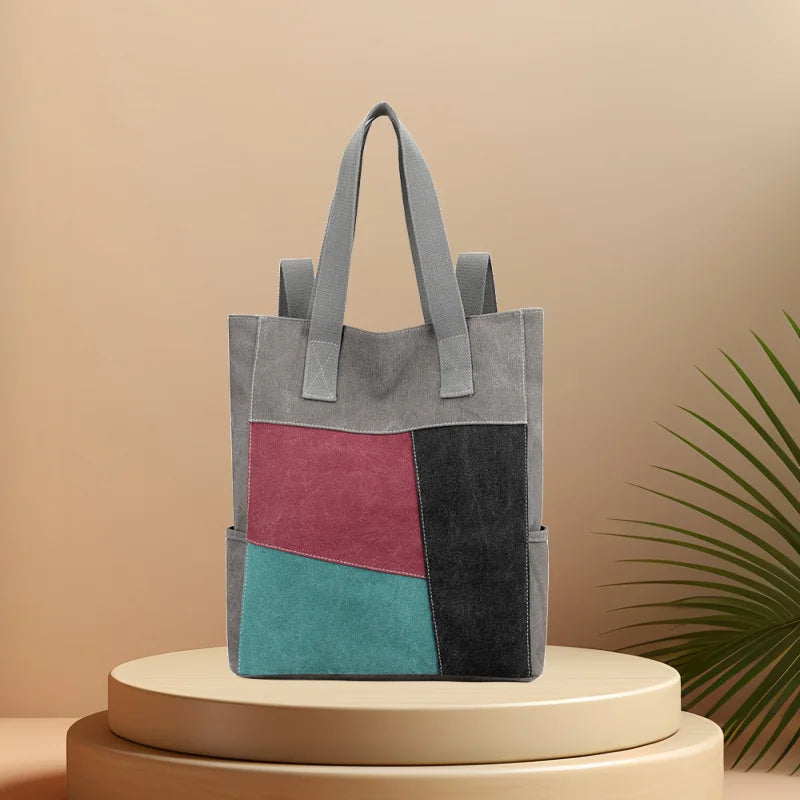 CFUN YA Original Design 2024 Canvas Bag For Women Multifunction Travel Backpack Female Shoulder Cross Bag Tote Pack Handbag Mum