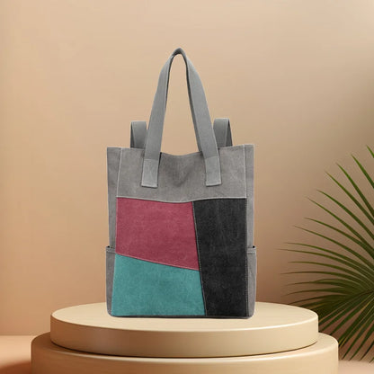 CFUN YA Original Design 2024 Canvas Bag For Women Multifunction Travel Backpack Female Shoulder Cross Bag Tote Pack Handbag Mum