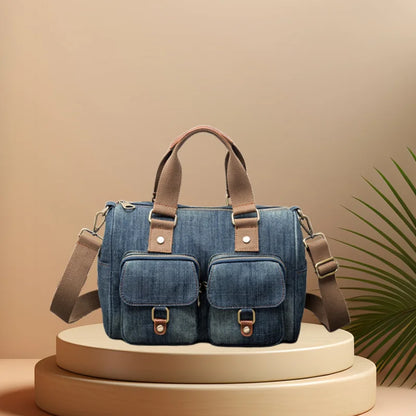 CFUN YA Original Design Demin Shoulder Bag For Women Luxury Travel Messenger Totes Pack Female Handbag Laides Cross Bags Bolsa