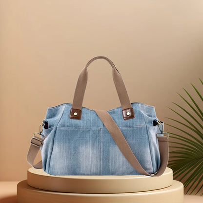 CFUN YA Original Design Luxury Denim Women Bag Large Capacity Female Shoulder Crossbody Bags Messenger Tote Pack Travel Handbags