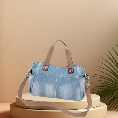 CFUN YA Original Design Luxury Denim Women Bag Large Capacity Female Shoulder Crossbody Bags Messenger Tote Pack Travel Handbags