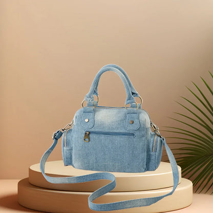 CFUN YA Original Design Luxury Women Handbag Denim Female Shoulder Bag Daily Teen Girl Cross Bag Satchels Phone Handle Pack 2024
