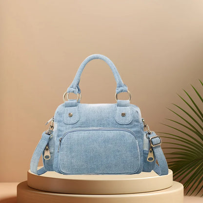 CFUN YA Original Design Luxury Women Handbag Denim Female Shoulder Bag Daily Teen Girl Cross Bag Satchels Phone Handle Pack 2024
