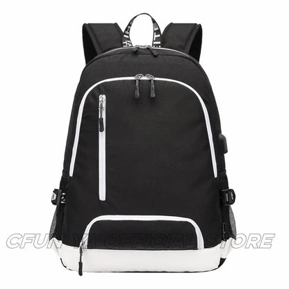CFUN YA Original Design Students Backpack Junior Teenager Schoolbag Large Capacity USB Boy Girl Travel Bagpack Mochilas 9021#